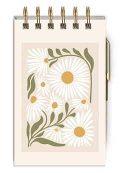 Image of Notepad Spiral/Pen Daisy