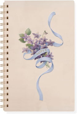 Image of Spiral Journal Violet Ribbon