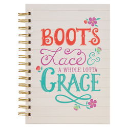 Image of Journal Wirebound Boots Lace Grace