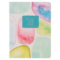 Image of Journal Handy Faux Leather Smooth Sea Glass Little Things