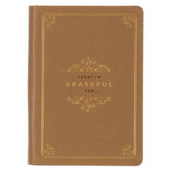 Image of Journal Classic Zip Tan Today I’m Grateful Ps. 106:1