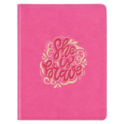Image of Journal Handy Pink She is Brave
