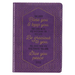 Image of Journal Classic Purple Bless You & Keep You Num. 6:24-26