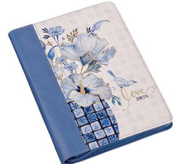 Image of Journal Classic Zip Blue Love John 3:16