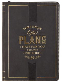 Image of Journal Classic Zip Black I Know the Plans Jer. 29:11