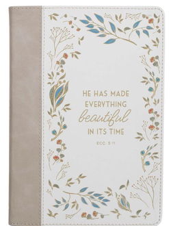 Image of Journal Classic Beige/Cream Everything Beautiful Ecc. 3:11