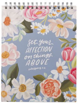 Image of Wirebound Notepad Set Your Affection Col. 3:2