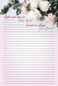 Image of Notepad Close at Heart Peony 6×9
