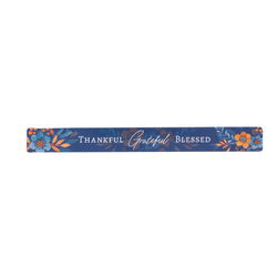 Image of Thankful Grateful Blessed Blue Magnetic Strip
