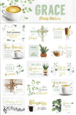 Image of Grace Stickers 30 pk.
