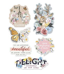 Image of Sticker Watercolor Floral Collection