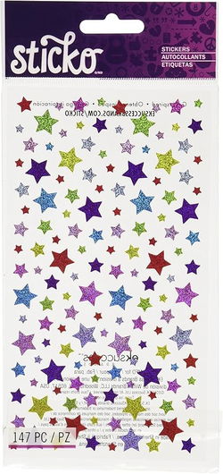 Image of Shimmery Stars Stickers