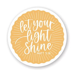 Image of Let Your Light Shine Sticker