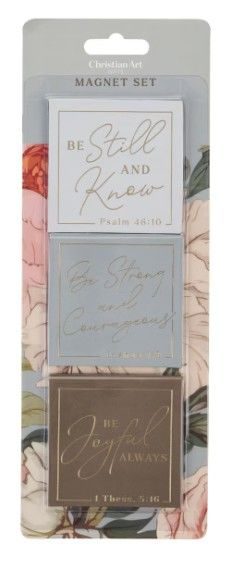 Image of Magnet Set Strong & Courageous Josh. 1:9