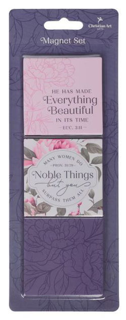 Image of Magnet Set Noble Things Prov. 31:29