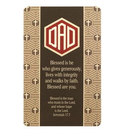 Image of Pocketcard Dad Blessed is He
