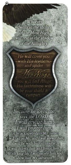 Image of Psalm 91 Eagle Bookmark