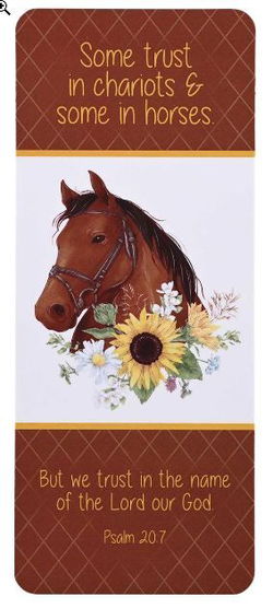 Image of Horse Some Trust in Chariots Bookmark