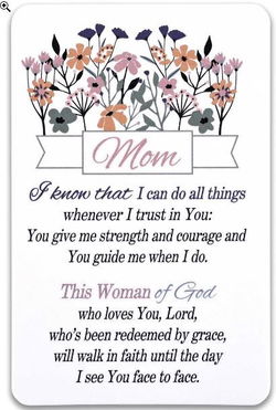 Image of Mom Woman of God Pocketcard