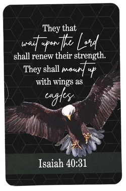 Image of Eagle Pocketcard Isaiah 40:31