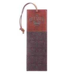 Image of Bookmark Faux Leather Brown Two-tone Blessed Man Jer. 17:7