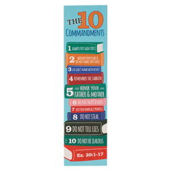 Image of Bookmark Pack Books The 10 Commandments Ex. 20:1-17
