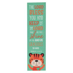 Image of Bookmark Pack Green Tiger The Lord Bless You Num. 6:24-25
