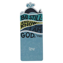 Image of Bookmark Blue Whale Be Still & Know Ps. 46:10