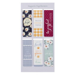 Image of Magnetic Bookmark Set Daisies
