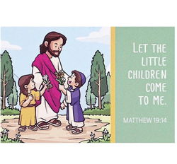 Image of Itty Bitty Card Let The Little Children Come