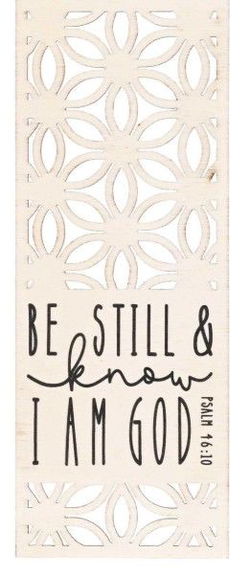 Image of Bookmark Laser Cut MDF Be Still And Know