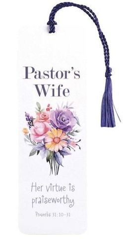 Image of Tassel Bookmark Pastors Wife Floral