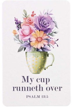 Image of Pocketcard Floral My Cup Runneth Over