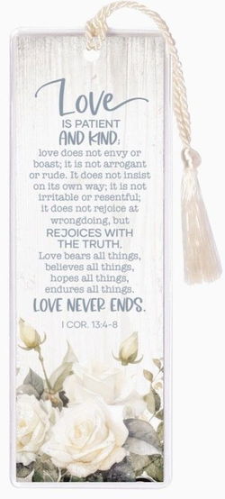 Image of Love is Patient Tassel Bookmark