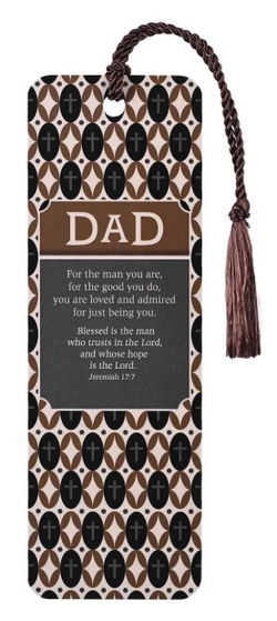 Image of Tassel Bookmark Dad Blessed Is The Man