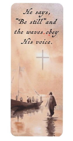 Image of Bookcard He Says Be Still And The Waves