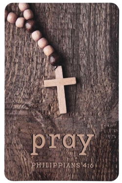 Image of Pocketcard Cross Pray Philippians 4:6