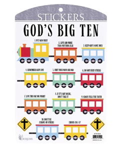 Image of Sticker Kids Gods Big Ten Collection