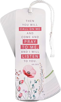 Image of Tassel Bookmark Then You Will Call On Me
