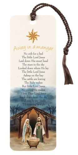 Image of Away in a Manger Tassle Bookmark