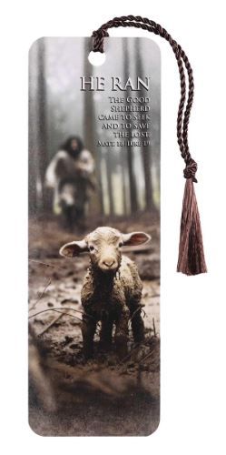 Image of Tassel Bookmark He Ran Matthew 18:12-14