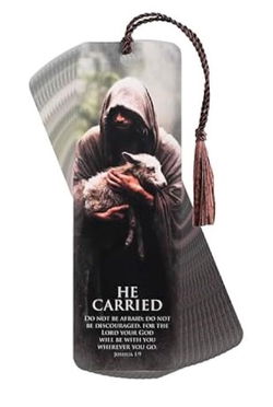 Image of Tassel Bookmark He Carried Joshua 1:9