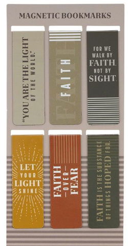 Image of Magnetic Bookmark Set Faith over Fear