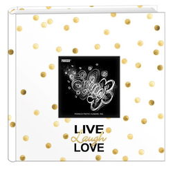 Image of Pioneer Photo Album Golden Dots- 200 pk (4×6)