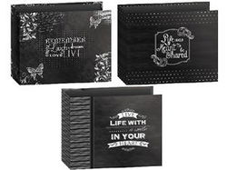 Image of 12×12 3 Ring Chalkboard Printed Binder Scrapbook