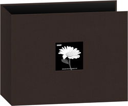 Image of 12×12 Scrapbook Fabric 3-Ring Brown