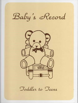 Image of Baby’s Record Book -Toddler to Teens
