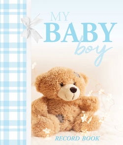 Image of Plaid My Baby Boy Record Book