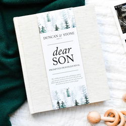 Image of Dear Son: A Childhood Prayer Journal and Keepsake Book Cream