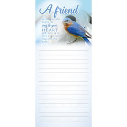 Image of Magnetic Note Pad Bluebird